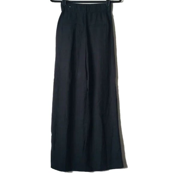 NWOT A&F Linen Sloane Tailored Blend Suit Pants XS Short XSs Black - Picture 4 of 14